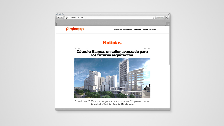 CIMIENTOS.